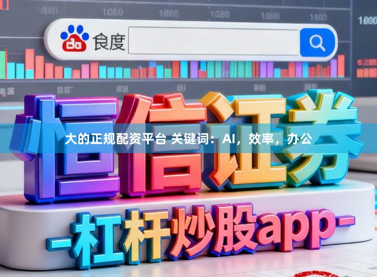 大的正规配资平台 关键词：AI，效率，办公