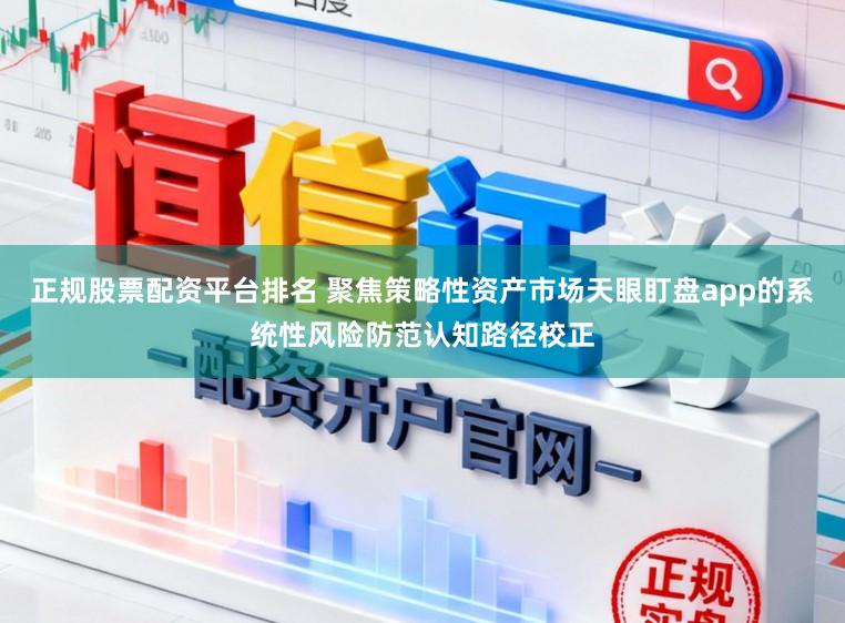 正规股票配资平台排名 聚焦策略性资产市场天眼盯盘app的系统性风险防范认知路径校正