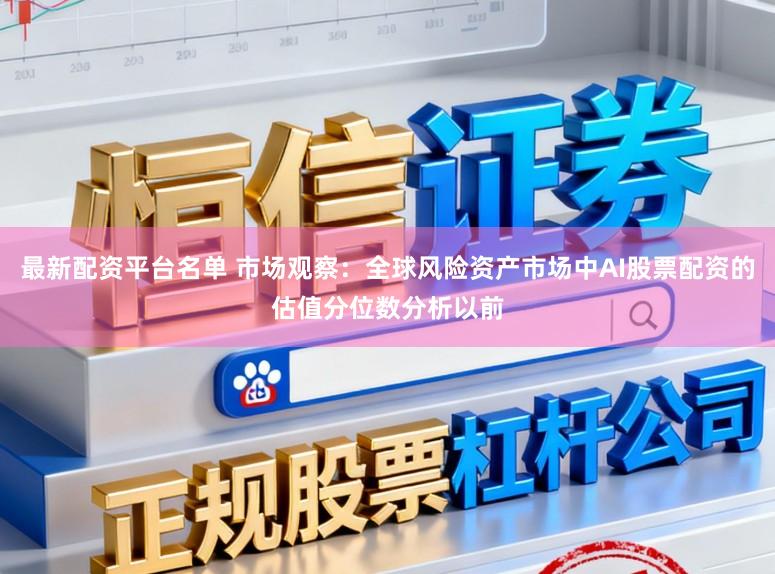 最新配资平台名单 市场观察：全球风险资产市场中AI股票配资的估值分位数分析以前